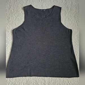 Eileen Fisher Merino Wool Shell XL Sleeveless